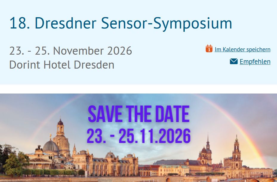 18. Dresdner Sensor-Symposium