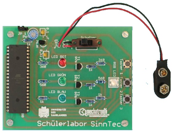 Platine Farbdarstellung
